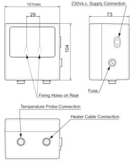 Teddington Frost Sentry 3m Trace Heating Combi Boiler Condensate 
