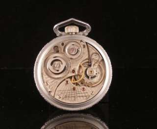 Fine Vintage Illinois Bunn Special 21 Jewel Pocket Watch 50mm  