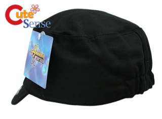 Disney Hannah Montana Military Cap Hat:Black with Stone  