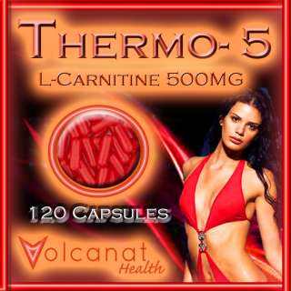 120 PILL THERMO 5 WITH L CARNITINE DIET ENERGY FAT BURNER + WEIGHTLOSS 