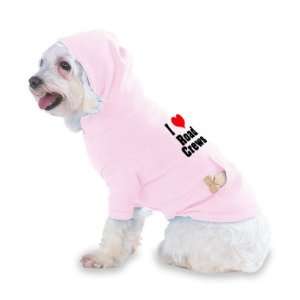  I Love/Heart Road Crews Hooded (Hoody) T Shirt with pocket 