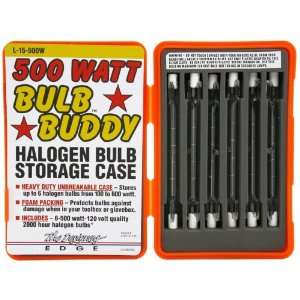 12 Pack Designers Edge L 15 Bulb Buddy Storage Case with Six 500 Watt 