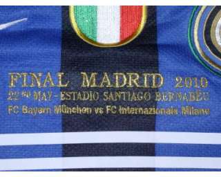 Inter finale madrid champions league 2010 complet zanetti 4 con ricamo