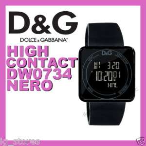 OROLOGIO D&G DOLCE GABBANA HIGH CONTACT DW0734 NERO  