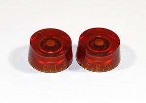 Pair Amber Speed Knobs fit USA Gibson   New  