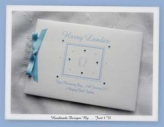 PERSONALISED CHRISTENING / GUEST BOOK /PHOTO/SCRAPBOOK  