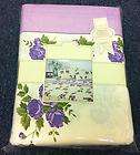 Double Flannelette 4Pcs Cotton Printed Fitted Flat Shee