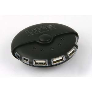 VIZO HUB C4 UFO 4 PORTS HIGH SPEED USB HUB BLACK COLOR 