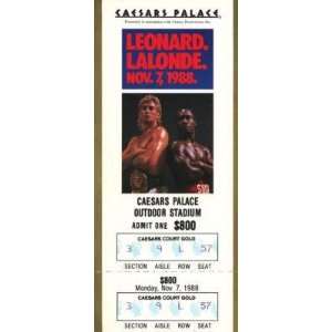 Sugar Ray Leonard Vs Donny Lalonde Resorts Atlantic City Boxing