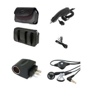  5in1 Car Charger+Leather Case+USB Cable+3.5mm Stereo 