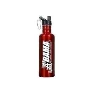   Crimson Tide Red 26 oz Stainless Steel Water Bottle with Pop Up Spout