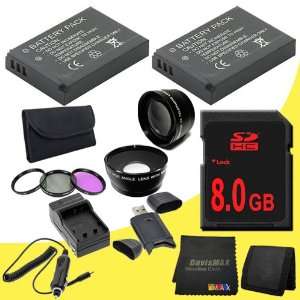   Card USB Reader + Memory Card Wallet + DavisMAX MicroFiber Cloth for