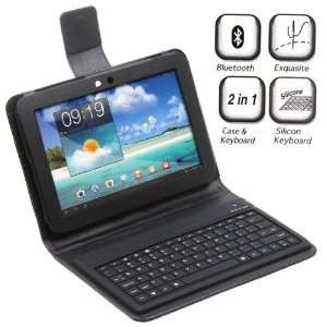  Wireless Bluetooth Keyboard + Leather Case Stand for 