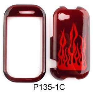  Sharp Kin 2 Tranparent Red Flame Hard Case/Cover/Faceplate 
