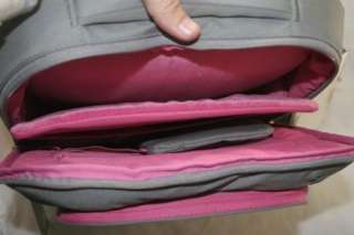 Belkin 17 inch Energy Backpack Laptop Bag Gray / Pink  