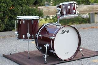 Ludwig Classic Maple 20 / 12 / 14 Drum Set Kit Shell Pack Mahogany 