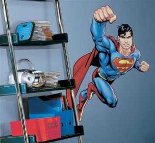 New Large SUPERMAN WALL DECALS DC Comics Stickers Decor Super Hero 