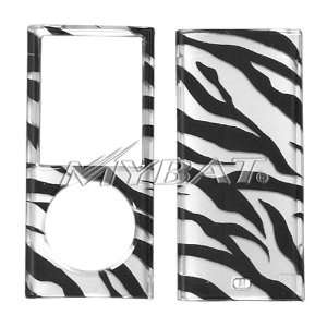  iPod Nano 4th Generation Zebra Skin 2D Silver Protector 