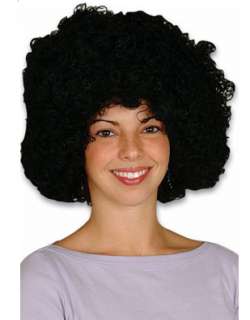New Mens Womens Child Costume Black Afro Disco Wigs  