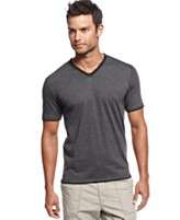 INC International Concepts T Shirt, Short Sleeve Cabo V Neck