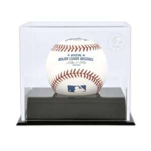   Deluxe MLB Baseball Cube Yankees Logo Display Case