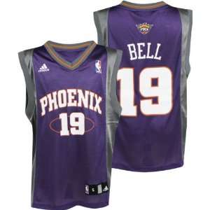  Raja Bell Youth Jersey: adidas Purple Replica #19 Phoenix 
