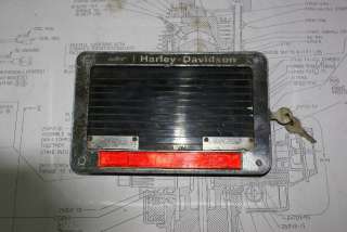 AMF Harley Davidson shovelhead, murcury controled alarm system.  