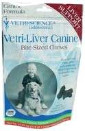 Vetri Science Liver Health Canine Bite Sized Chews 60ct for Dogs Vet 