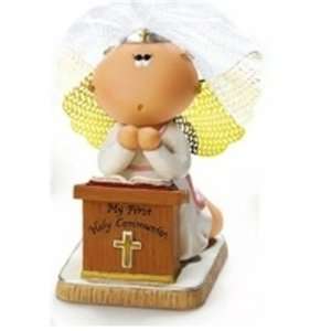   : My First Holy Communion Angel Cheeks Girl at Alter: Home & Kitchen