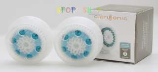NEW Clarisonic Replacement Brush Head Twin Pack (Deep Pore Cleansing 