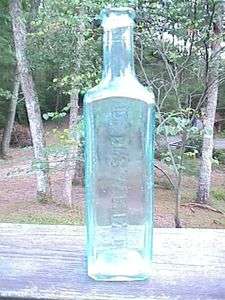 Collectible Antique Bottle Aqua Dr Sweets Strengthening Bitters (New 
