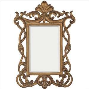   Mirror 1390 B Traditional Beveled Mirror in Distressed Antique Gold