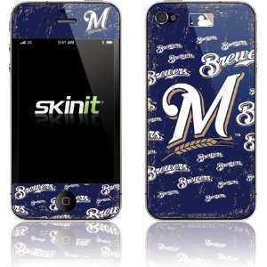   Brewers   Cap Logo Blast skin for Apple iPhone 4 / 4S Electronics