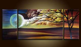 MODERN Large Art OIL PAINTING Abstract tree On Canvas y022815  