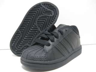 ADIDAS SUPERSTAR 676622 Athletic Shoes Black Toddlers Sizes NEW 