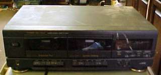 Fisher Stereo Double Cassette Deck Model CR W681  