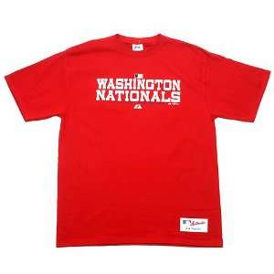 Washington Nationals MLB Authentic Collection Stack Heavyweight T 