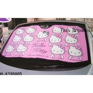   Hello Kitty Car Shade / Sun Block Shade (Front Window): Automotive