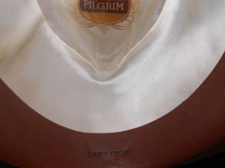 1961 Vintage Pilgrim Cavanaugh Edge Fedora Hat, Brown  