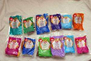 1999 Teanie Beanie Babies McDonalds Happy Meal Toys 12  