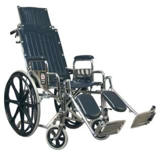 Everest & Jennings Traveler Recliner Wheelchair 20x17  