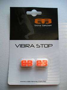 Boris Becker Vibrastop Tennis Vibration Damps Oran Logo  