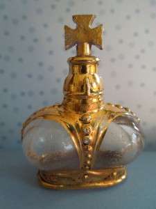   Prince Matchabelli Gold Cross Perfume Bottle 2 Mini .25 oz  