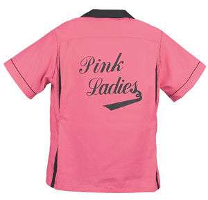 Pink Ladies Bowling Shirt  