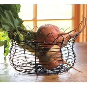  Pottery Barn French Wire Fruit Bowl