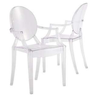 Pc Mystic Round Back Arm Chair   Clear.Opens in a new window