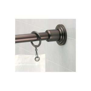   Solid Brass Shower Rod Set (Rod and Ends) GC820: Home & Kitchen