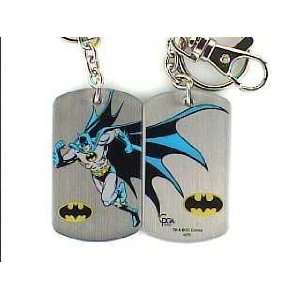  Officially Licensed Batman Dog Tag Key Chain Ring with 