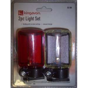 2 Piece Bicycle, Bike Light Set. Front and Rear Lights 