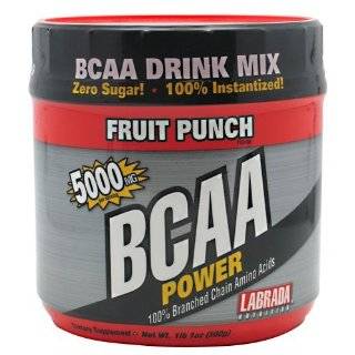 Labrada Nutrition BCAA Power, Fruit Punch, 500 Grams